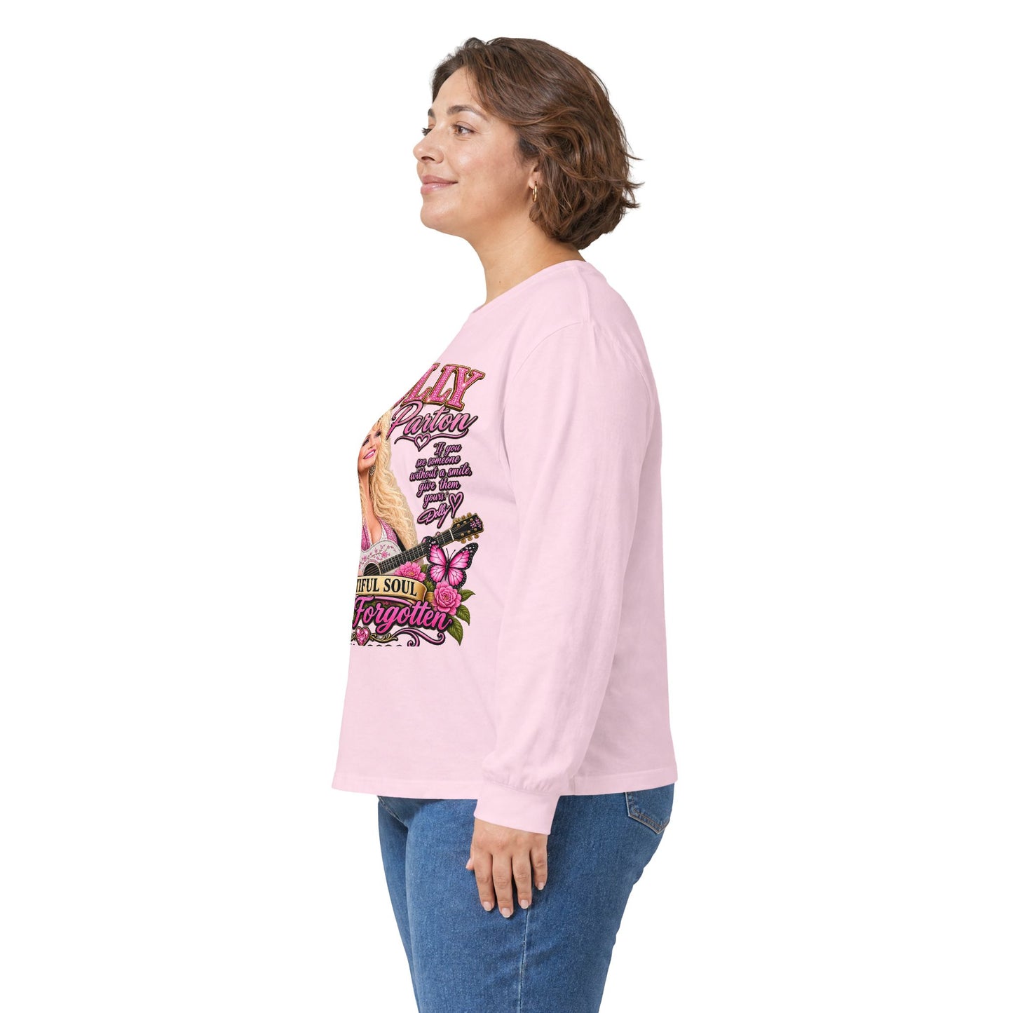 Dolly Parton Memorial Cotton Long Sleeve Tee