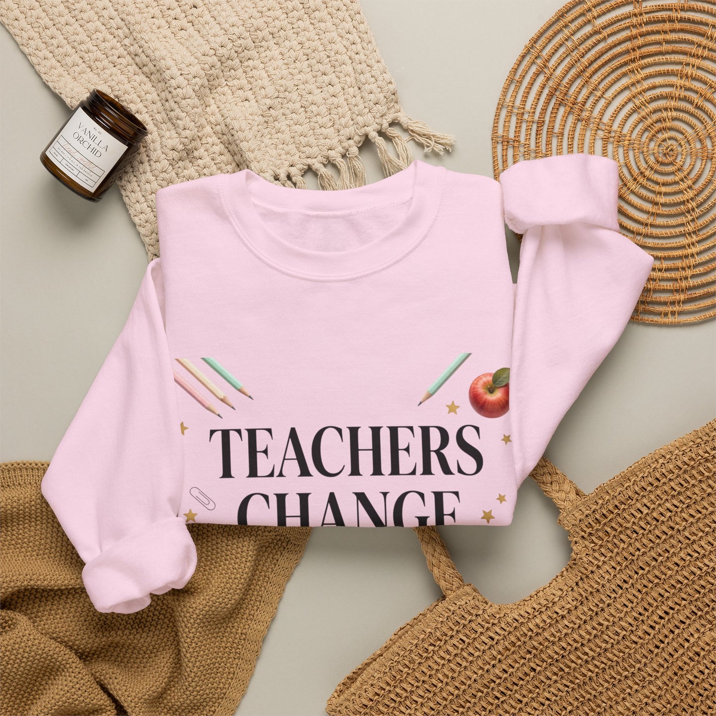 Back to School Ready to Inspire sweatshirt | Teacher silhouette, classroom design