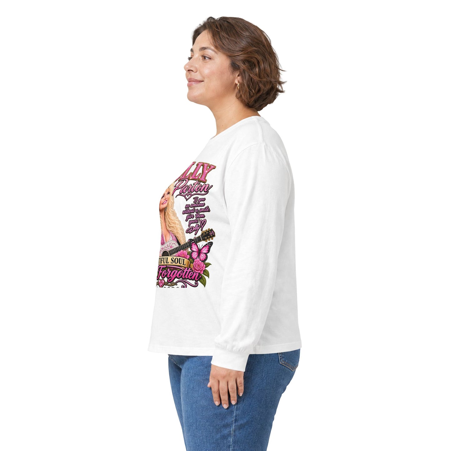 Dolly Parton Memorial Cotton Long Sleeve Tee