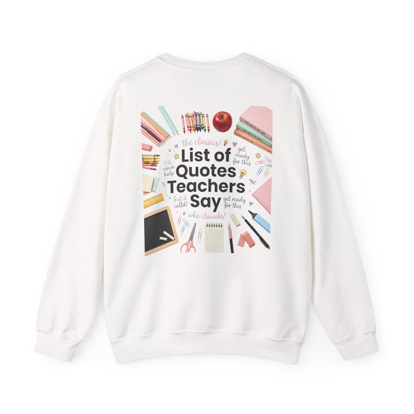 Back to School Ready to Inspire sweatshirt | Teacher silhouette, classroom design