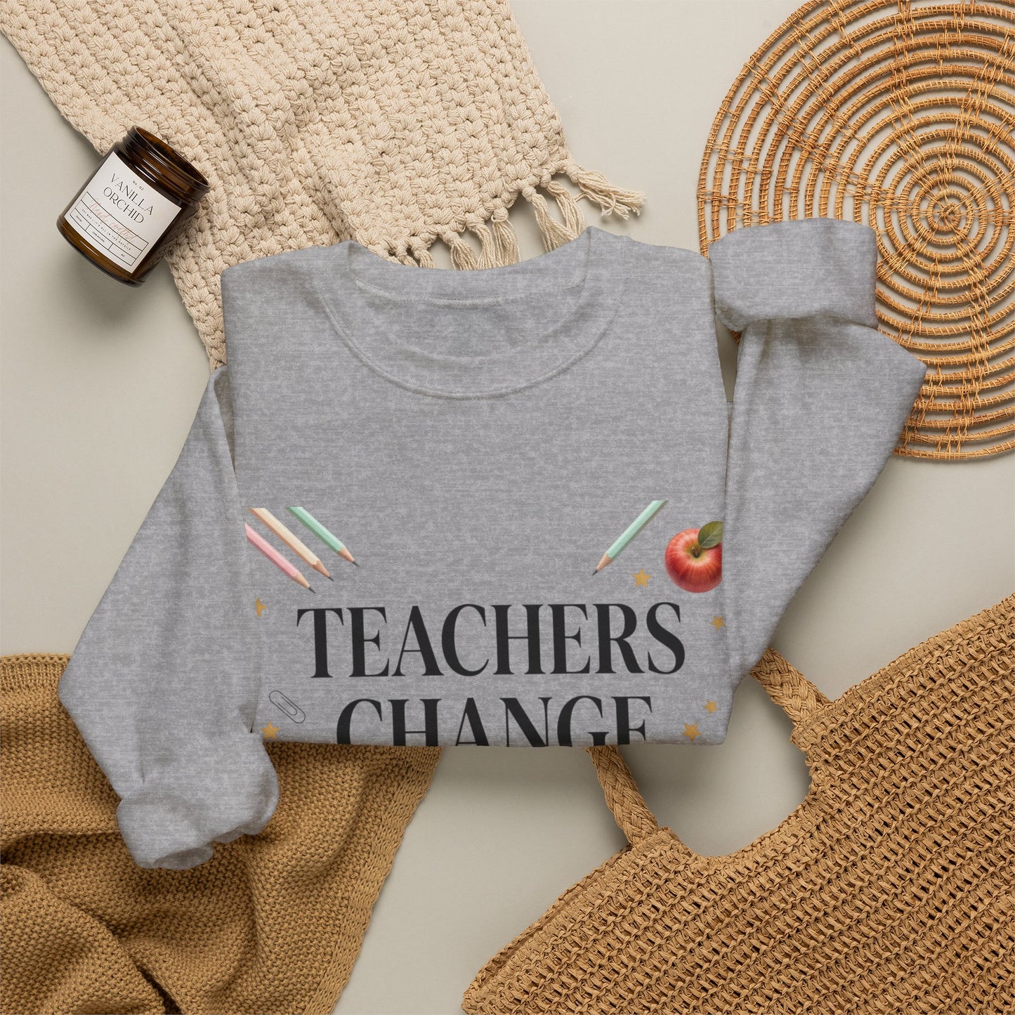 Back to School Ready to Inspire sweatshirt | Teacher silhouette, classroom design