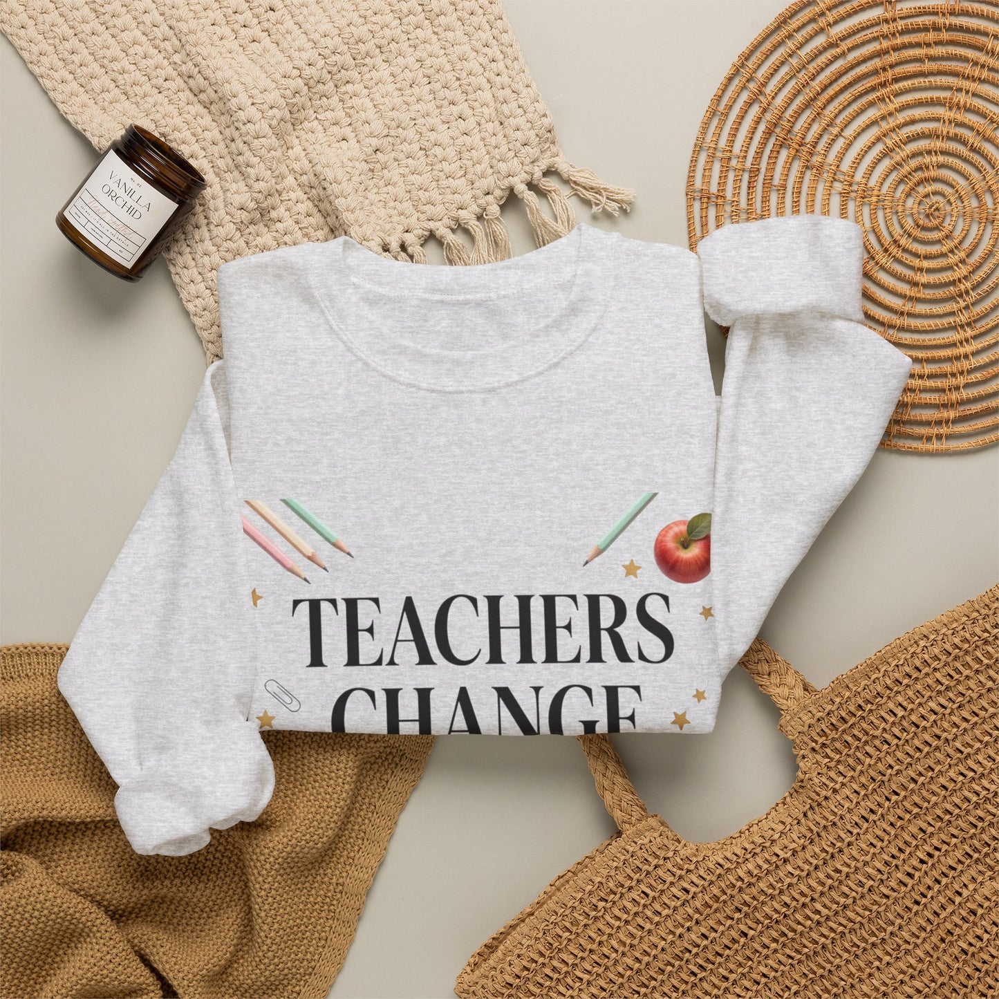 Back to School Ready to Inspire sweatshirt | Teacher silhouette, classroom design
