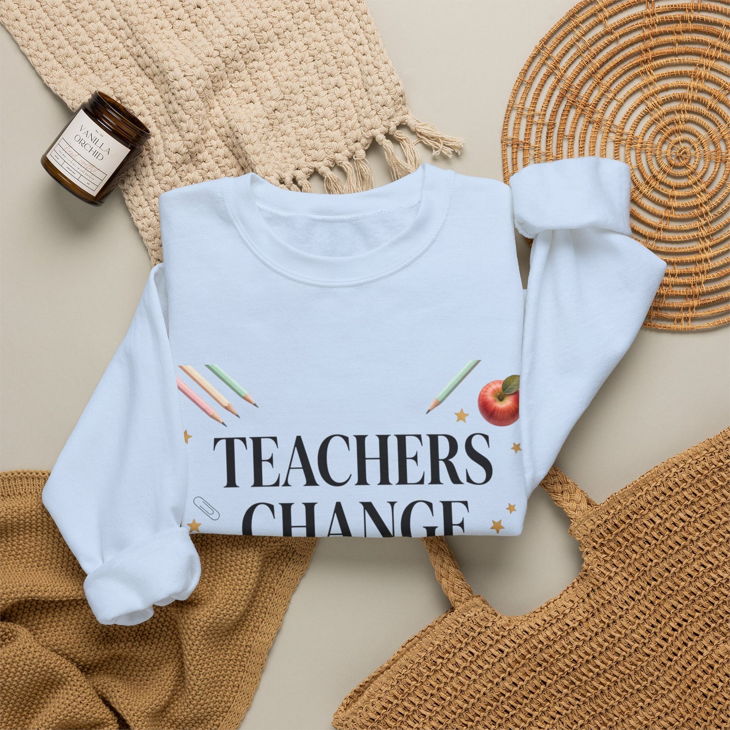 Back to School Ready to Inspire sweatshirt | Teacher silhouette, classroom design