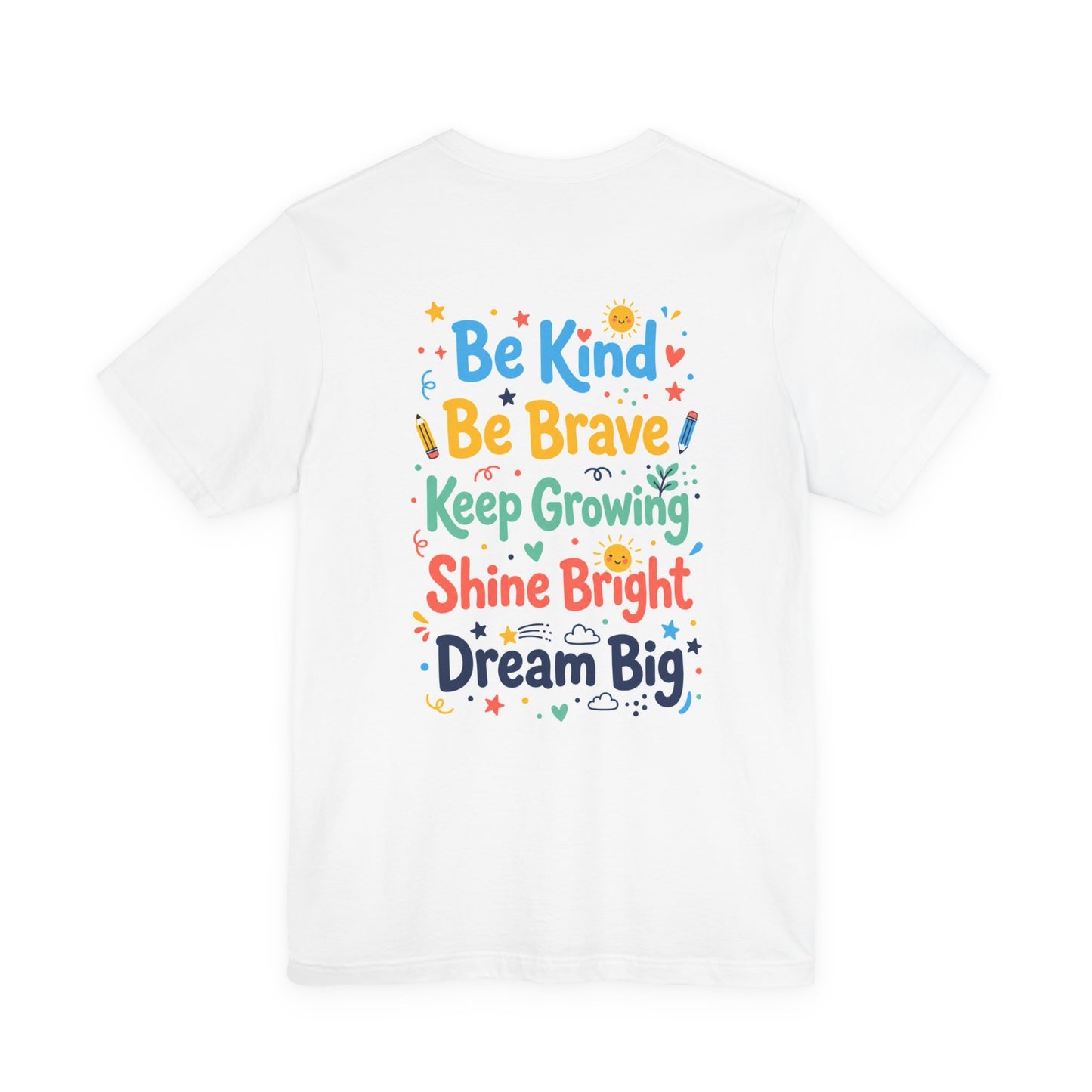 Back to School Ready to Inspire tee | Teacher silhouette, classroom books graphic