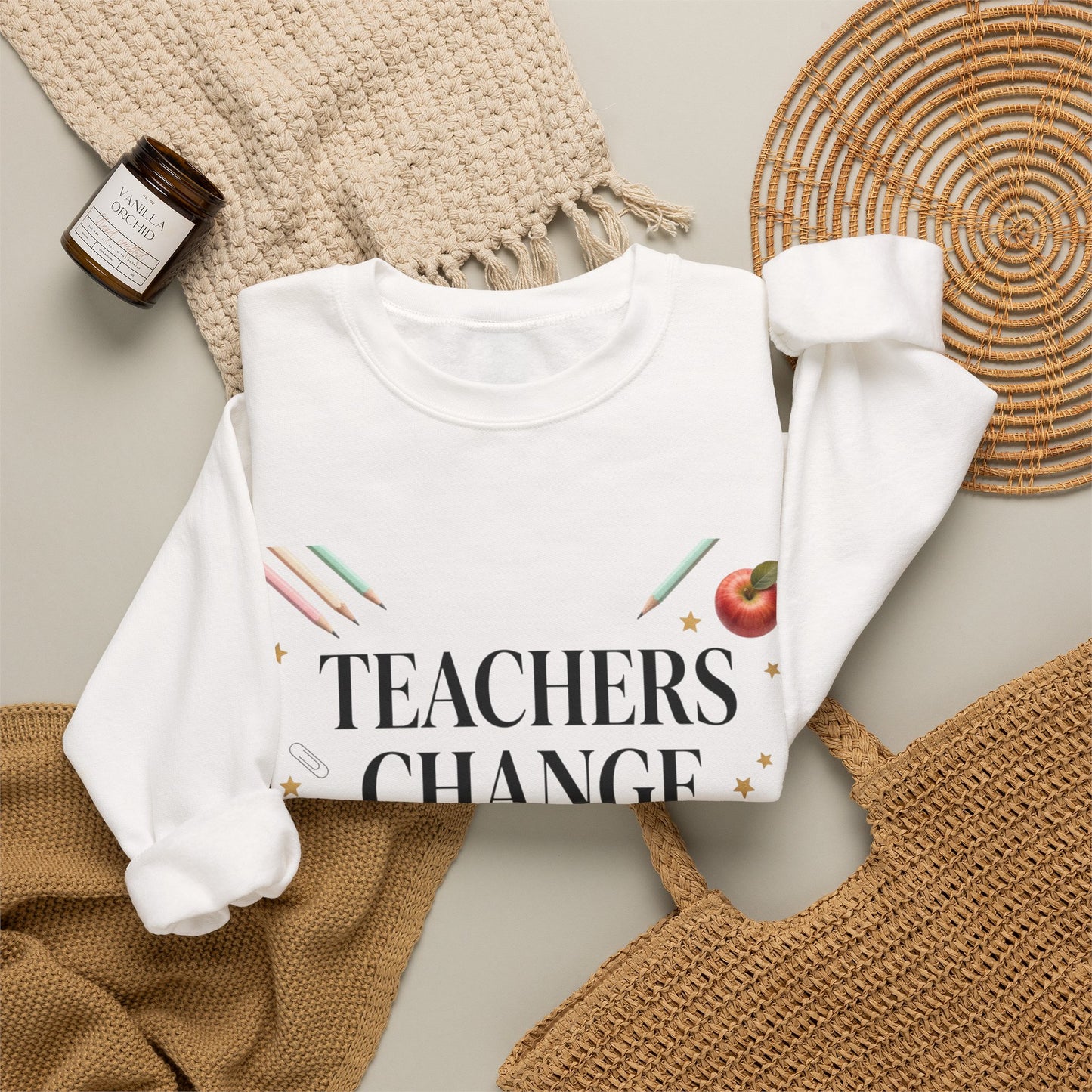Back to School Ready to Inspire sweatshirt | Teacher silhouette, classroom design