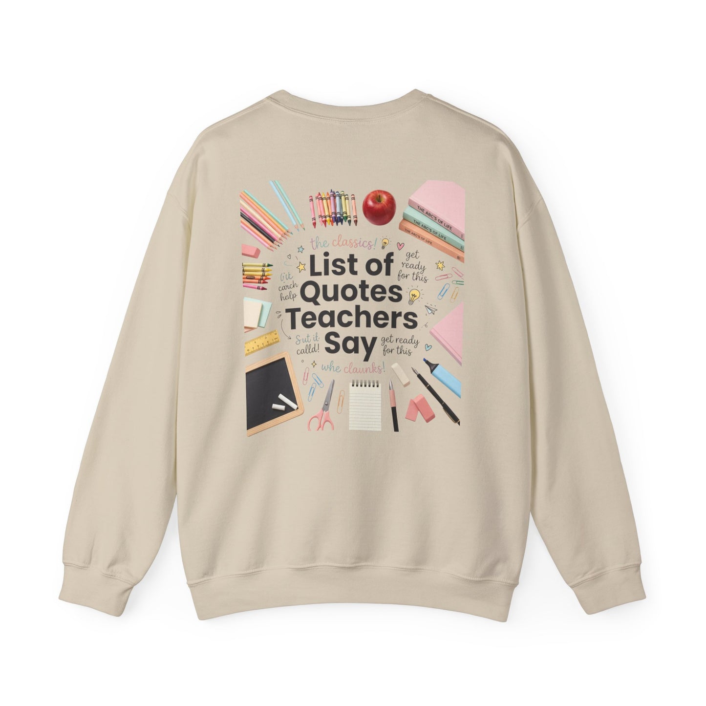 Back to School Ready to Inspire sweatshirt | Teacher silhouette, classroom design