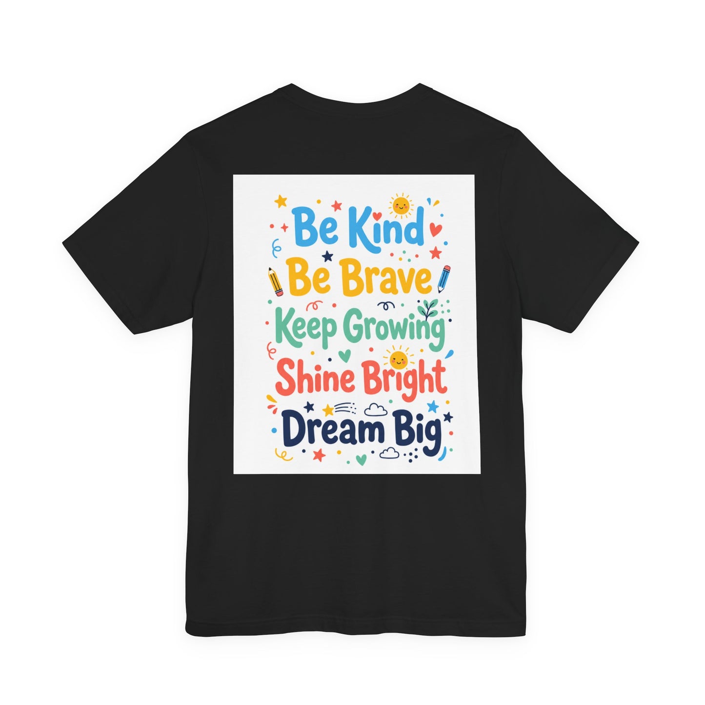 Back to School Ready to Inspire tee | Teacher silhouette, classroom books graphic