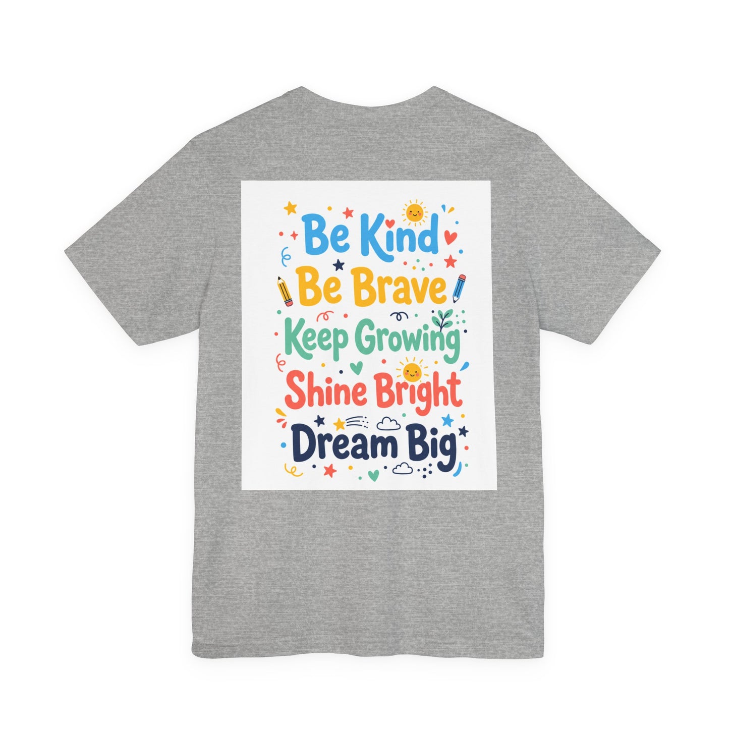 Back to School Ready to Inspire tee | Teacher silhouette, classroom books graphic