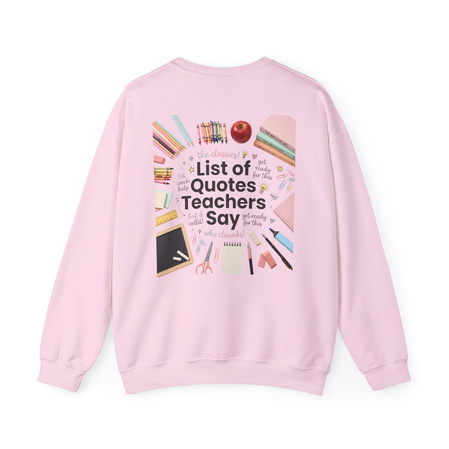 Back to School Ready to Inspire sweatshirt | Teacher silhouette, classroom design