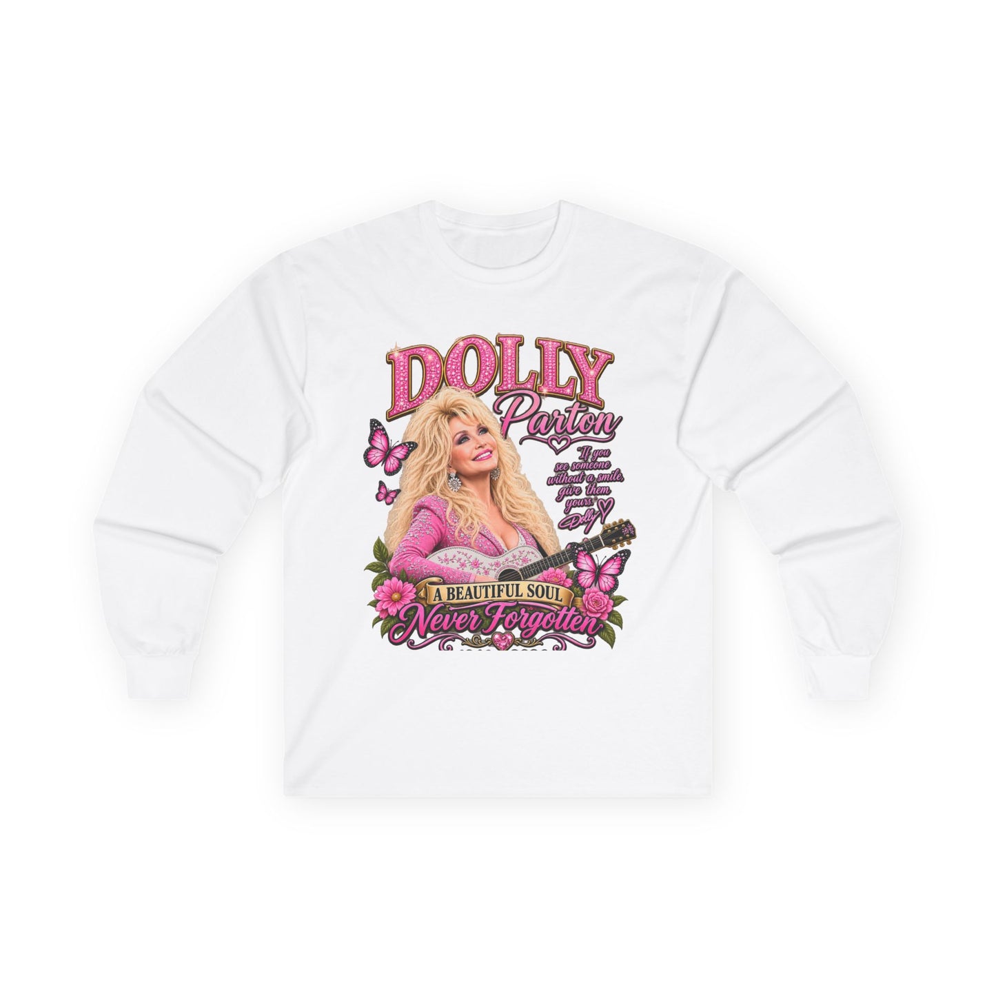 Dolly Parton Memorial Cotton Long Sleeve Tee