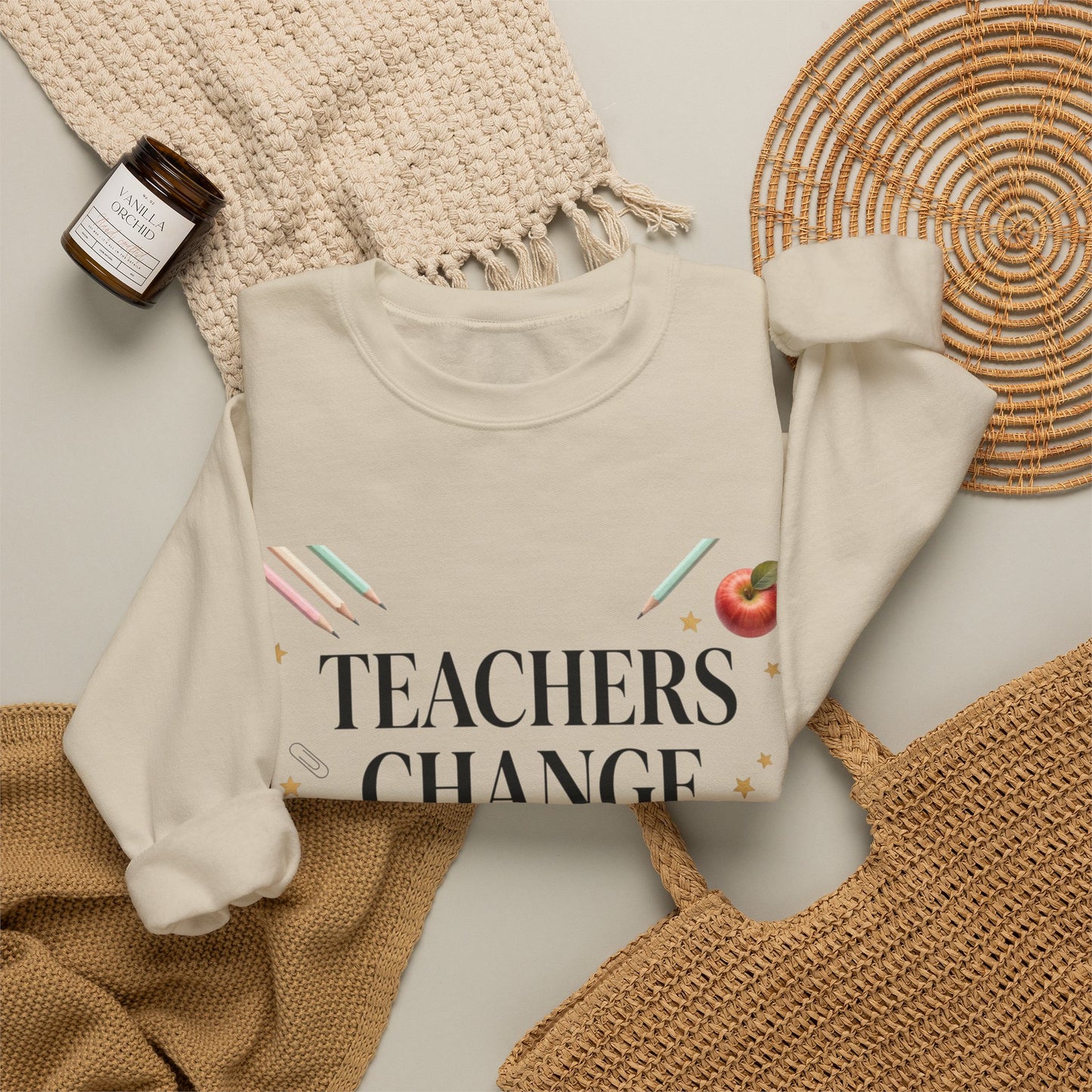 Back to School Ready to Inspire sweatshirt | Teacher silhouette, classroom design