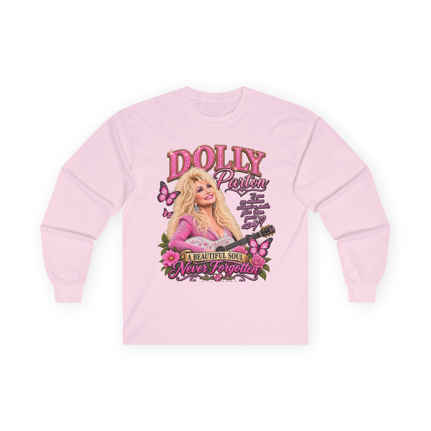 Dolly Parton Memorial Cotton Long Sleeve Tee