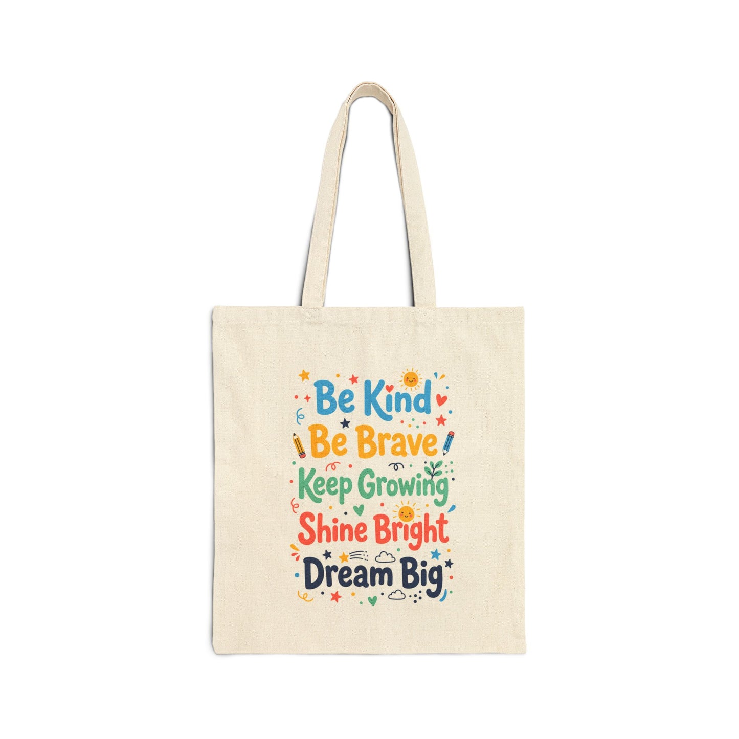 Back to School Ready to Inspire Tote Bag | Teacher Silhouette Canvas