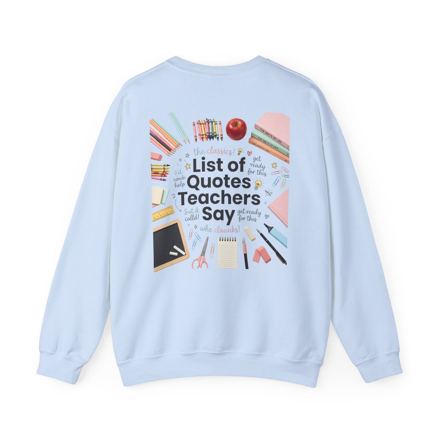 Back to School Ready to Inspire sweatshirt | Teacher silhouette, classroom design
