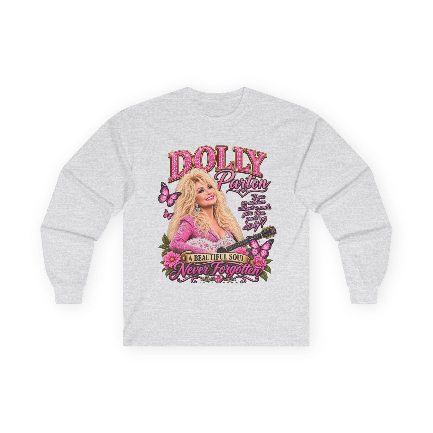 Dolly Parton Memorial Cotton Long Sleeve Tee